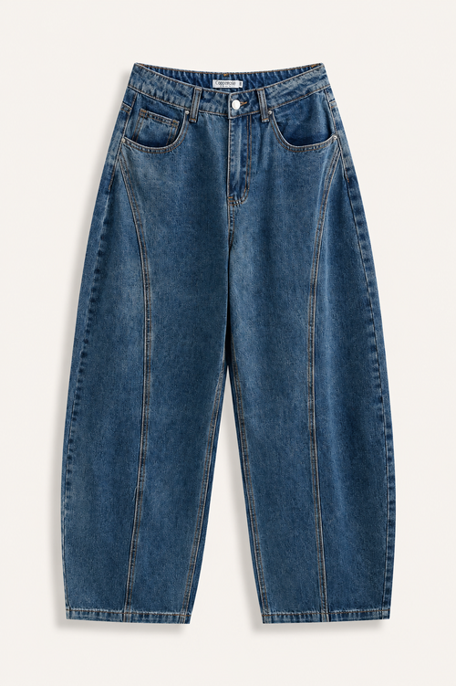 Balloon Wide-Leg Jeans