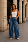 Balloon Wide-Leg Jeans